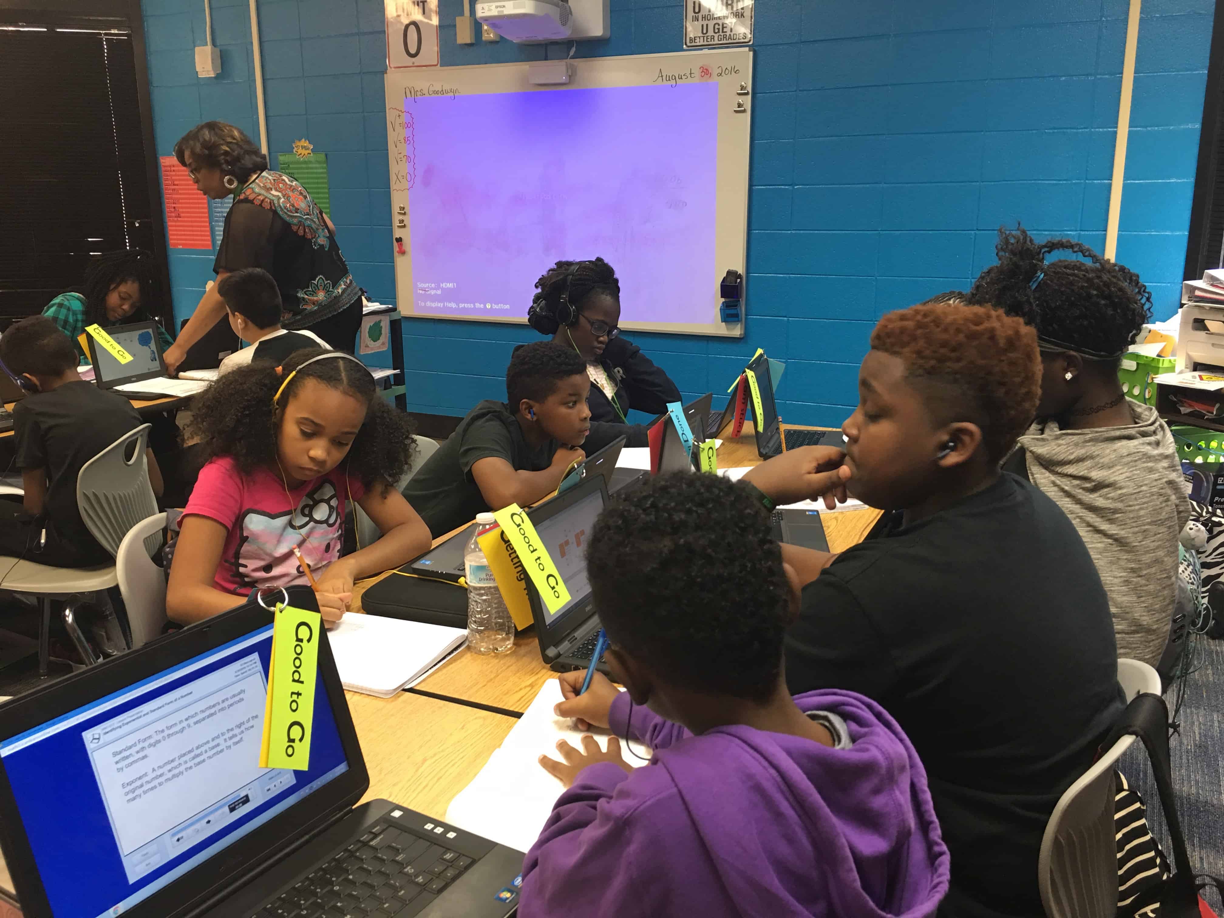Personalized Math for Fulton’s Bear Creek Middle School