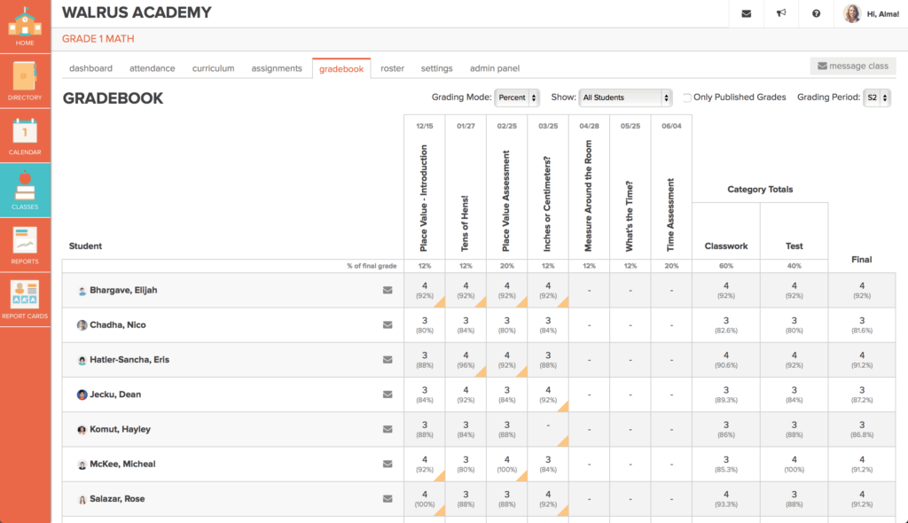 Gradebook