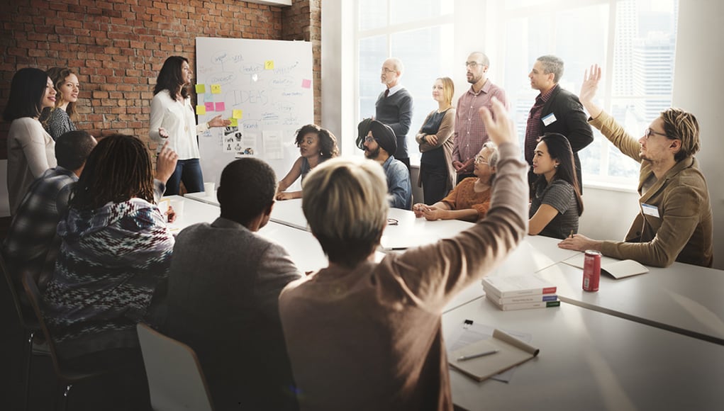leaders exhibiting leadership qualities necessary for a project-based learning world