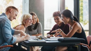 students smiling