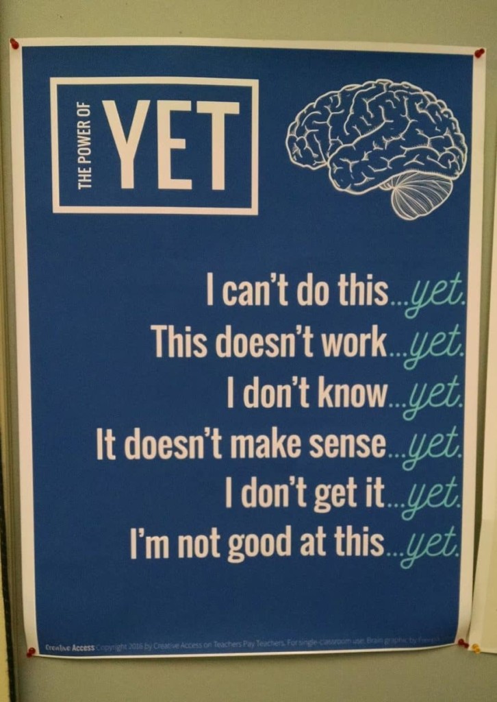 Mindset And The Power Of Yet Getting Smart