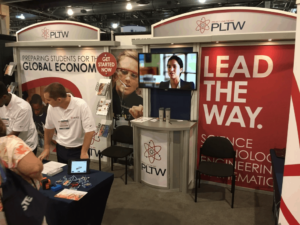 PLTW booth