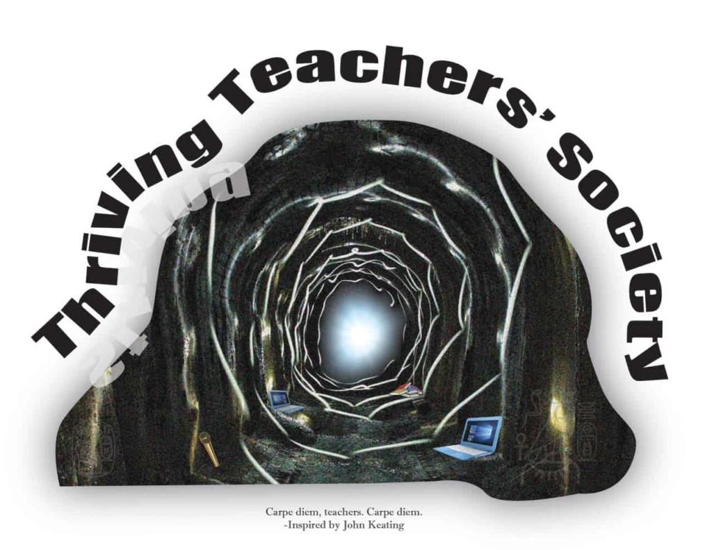 The Thriving Teachers' Society logo, developed by students.