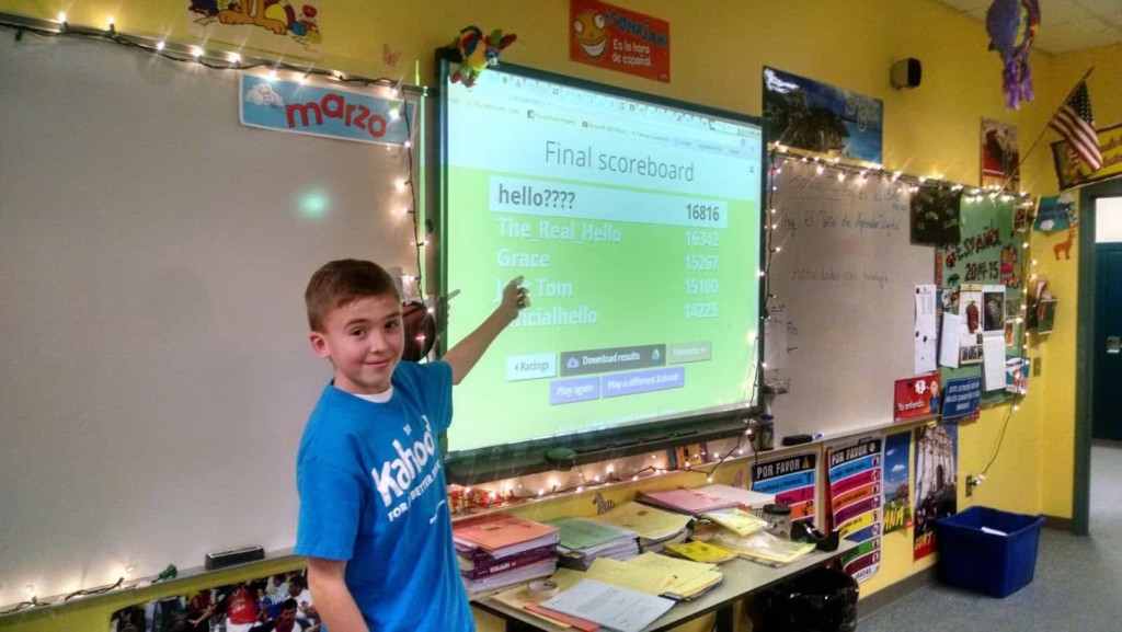 Kahoot scoreboard