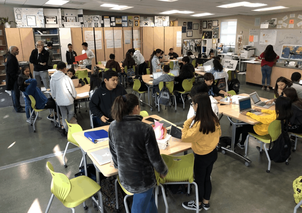 Students at Bulldog Tech, San Jose CA