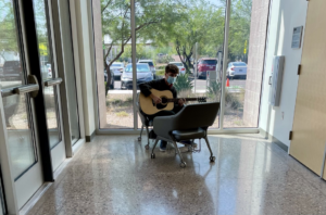 ASU Student with Guitar