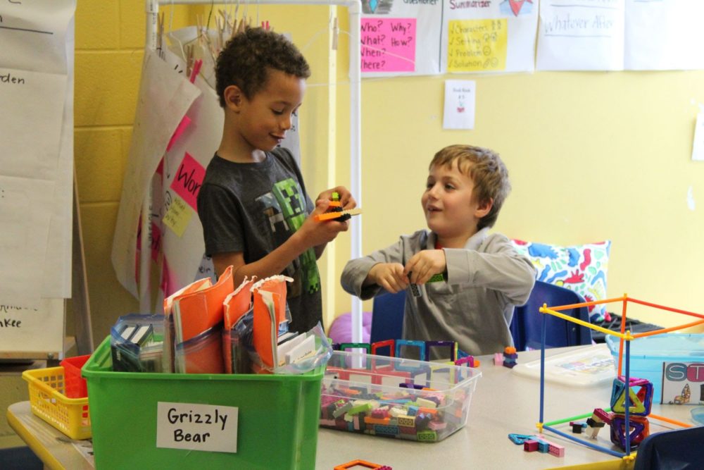 students imaginative play