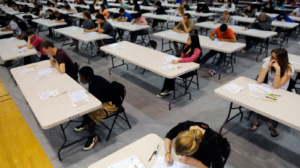 students taking AP tests