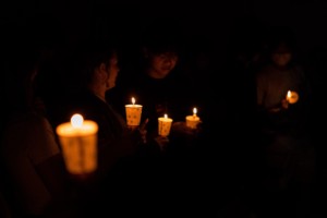 Candle light vigil