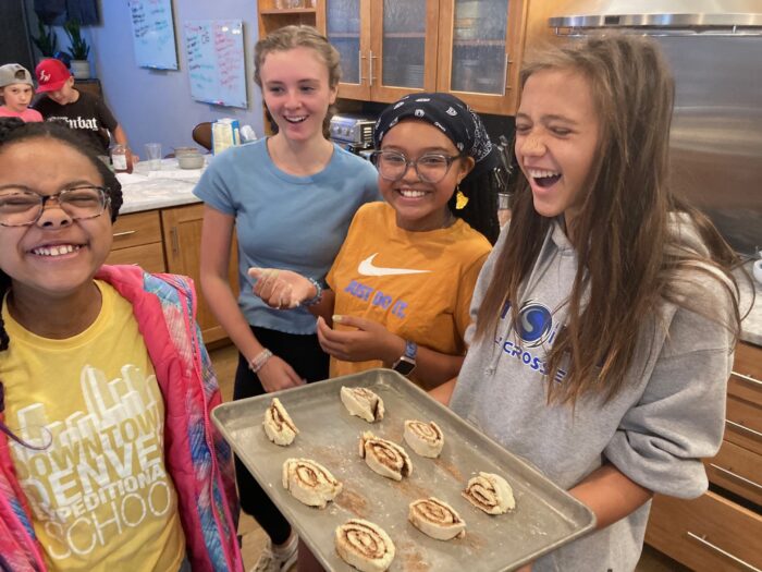 Learners are all smiles while using conversions and proportional relationships to create tasty cinnamon rolls!