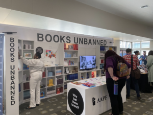 Books Unbanned stand at SXSW EDU 2024