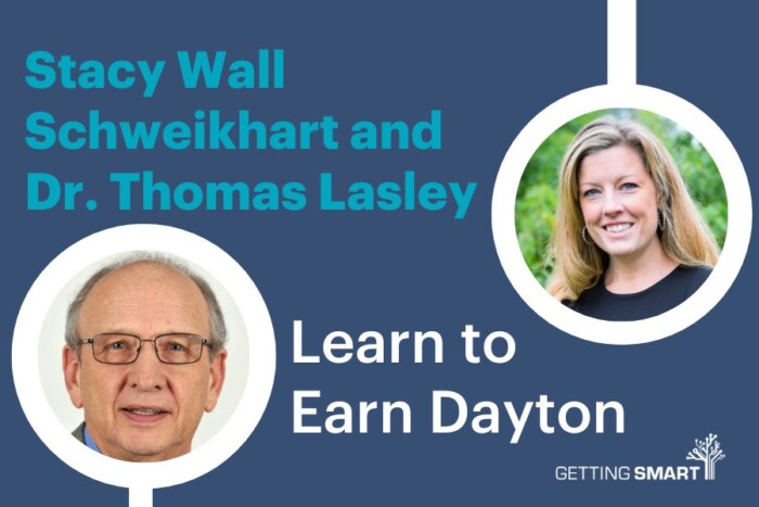 Stacy Wall Schweikhart and Dr. Thomas Lasley on Learn to Earn Dayton